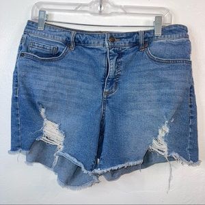 Sofia denim Jean cut off shorts size 10